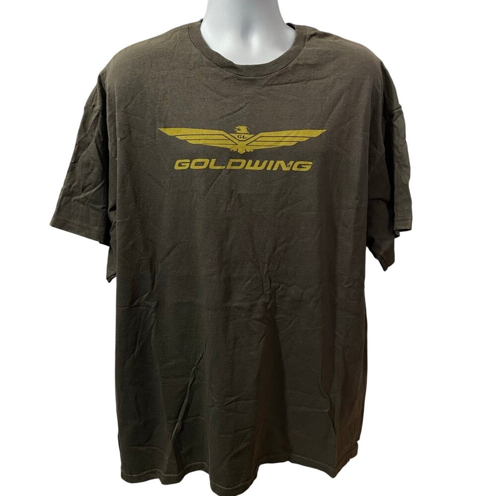 VINTAGE HONDA GOLDWING SHIRT — Official Licensed Gray Graphic Tee Men's 2XL